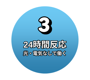 24時間反応
