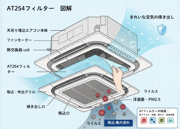 AT254フィルター図解